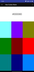Addictive Colors Farbenspiel - HEX Codes raten